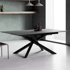 Viadurini Living Esstische Nach Mass|Ausziehbare Esstische-Ausziehbarer Tisch mit S70-Beinen, hergestellt in Italien – Sagi