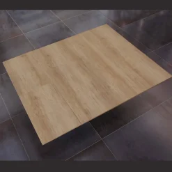 Viadurini Living Ausziehbare Esstische-Ausziehbarer und breiterer Esstisch aus Melamin und Metall – Devendra