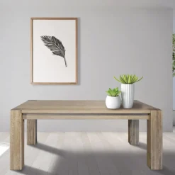 Viadurini Living Esstische Nach Mass|Ausziehbare Esstische-Ausziehbarer Wohnzimmertisch aus Asteiche plattiert Made in Italy - Durin