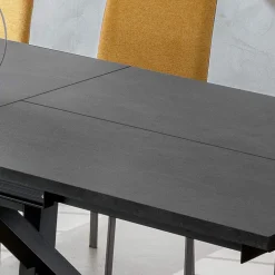 Viadurini Living Ausziehbare Esstische-Ausziehbarer Wohnzimmertisch 260 oder 300 cm aus Metall und HPL - Borgo