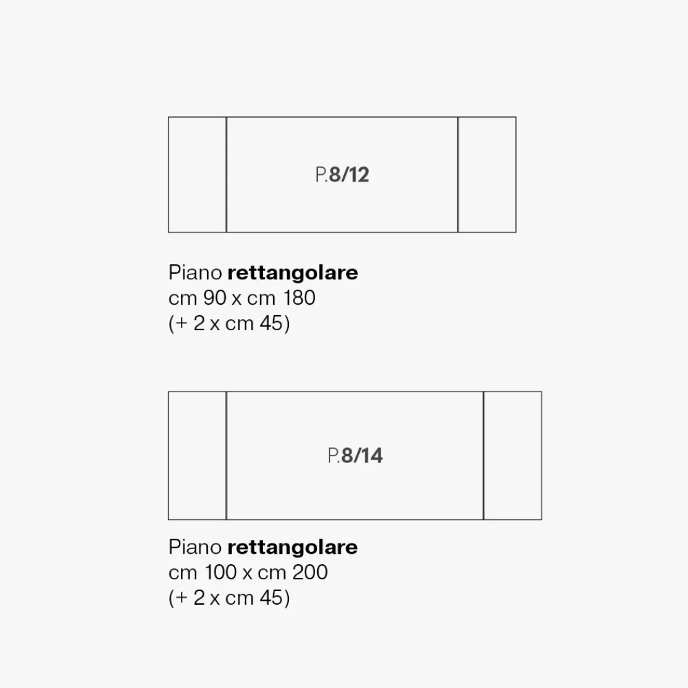 Viadurini Living Esstische-Ausziehbarer Wohnzimmertisch aus Metall und Glaskeramik Made in Italy - Meluso