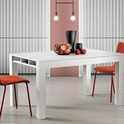 Viadurini Living Ausziehbare Esstische-Ausziehbarer Wohnzimmertisch aus Melamin Made in Italy - Ondine