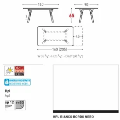 Varaschin Ausziehbare Gartentische-Ausziehtisch bis zu 350 cm  H65 cm Link