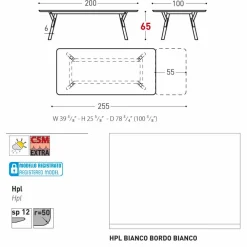 Varaschin Ausziehbare Gartentische-Ausziehtisch bis zu 350 cm  H65 cm Link