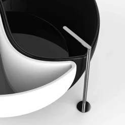 Viadurini Design Freistehende Badewannen-Badewanne aus Solid Surface® Bath Tao Made in Italy