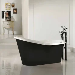 Viadurini Bathroom Freistehende Badewannen-Badewanne Freestanding in modernem Design Old