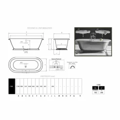 Viadurini Bathroom Freistehende Badewannen-Badewanne Freestanding in modernem Design Pierce