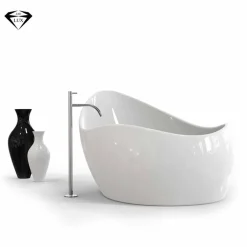 Viadurini Design Freistehende Badewannen-Badewanne in modernem Design Finger Food Made in Italy
