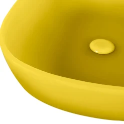 Viadurini Bathroom Badmöbel Stehend-Badezimmerkomposition mit natürlichem Teakholzschrank und rundem Spiegel - Patryk