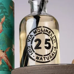 Viadurini Bathroom Badmöbel Stehend-Badezimmerkomposition mit natürlichem Teakholzschrank und rundem Spiegel - Patryk