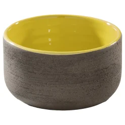 Viadurini Bathroom Badmöbel Stehend-Badezimmerkomposition mit natürlichem Teakholzschrank und rundem Spiegel - Patryk