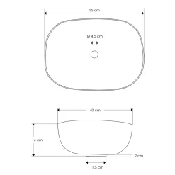 Viadurini Bathroom Badmöbel Stehend-Badezimmerkomposition mit natürlichem Teakholzschrank und rundem Spiegel - Patryk