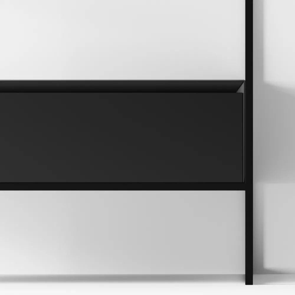 Viadurini Bathroom Badmöbel Stehend-Badezimmer-Komposition Waschbecken aus Keramik und Spiegel Made in Italy - Hoscar