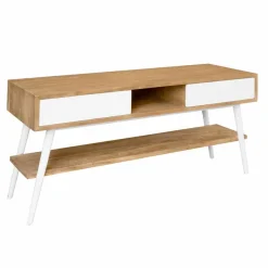 Viadurini Badmöbel Stehend-Badezimmer-Konsolentisch im modernen Design aus natürlichem Teak Pistoia