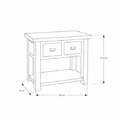 Viadurini Bathroom Badmöbel Hängend-Badezimmerschrank aus natürlichem Teakholz mit 2 Schubladen - Faetano