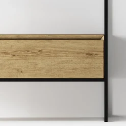 Viadurini Bathroom Badmöbel Stehend-Badezimmerschrank-Komposition mit Waschbecken, Sockel und Spiegel Made in Italy - Hoscar