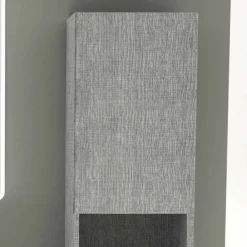 Viadurini Bathroom Badmöbel Stehend-Badezimmersäule mit 2 Türen in modernem Design Öko-Holz Ambra, made in Italy