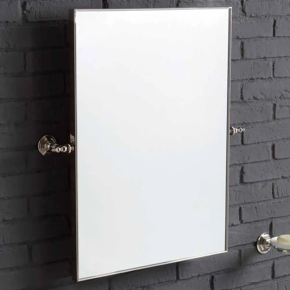 Viadurini Bathroom Badmöbel Stehend-Badezimmerzusammensetzung Waschbecken auf Säule aus weißer Keramik Vintage Ania