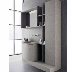 Viadurini Bathroom Badmöbel Hängend-Badezimmerzusammensetzung, moderne italienische Designfederung - Callisi10