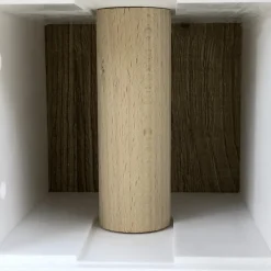 Viadurini Bathroom Toilettenpapierhalter-Badrollenhalter aus weißem Corian oder mit schwarzen Einsätzen Italienisches Design - Elono