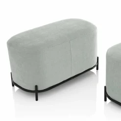 Viadurini Living Moderne Wohnzimmerbank-Bank für Wohnzimmer oder Schlafzimmer in modernem Design Stoff - Ambrogia