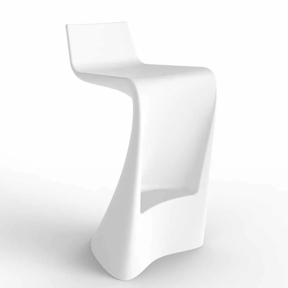 Vondom Outdoor Hocker-Barhocker für Outdoor Wing von , modernes Design aus Polyethylen