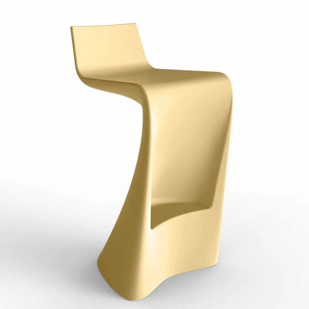 Vondom Outdoor Hocker-Barhocker für Outdoor Wing von , modernes Design aus Polyethylen