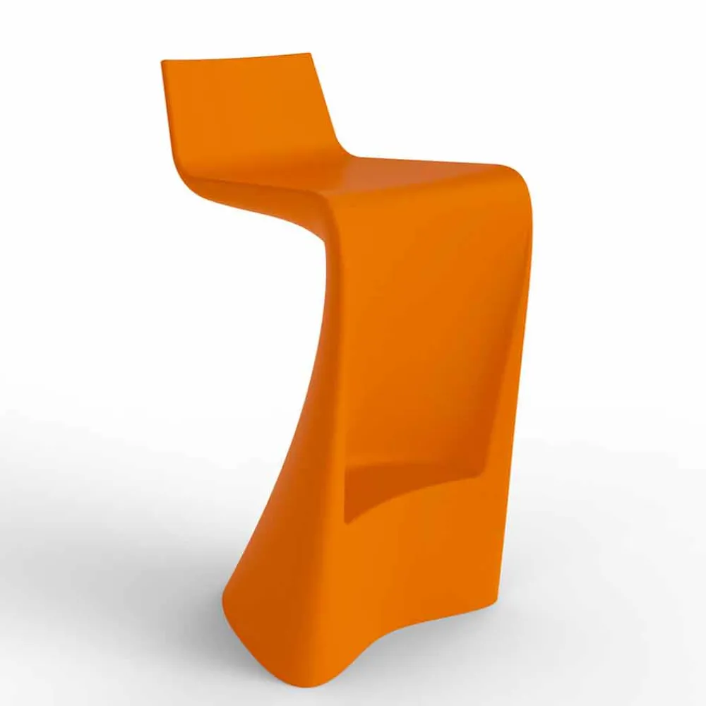 Vondom Outdoor Hocker-Barhocker für Outdoor Wing von , modernes Design aus Polyethylen