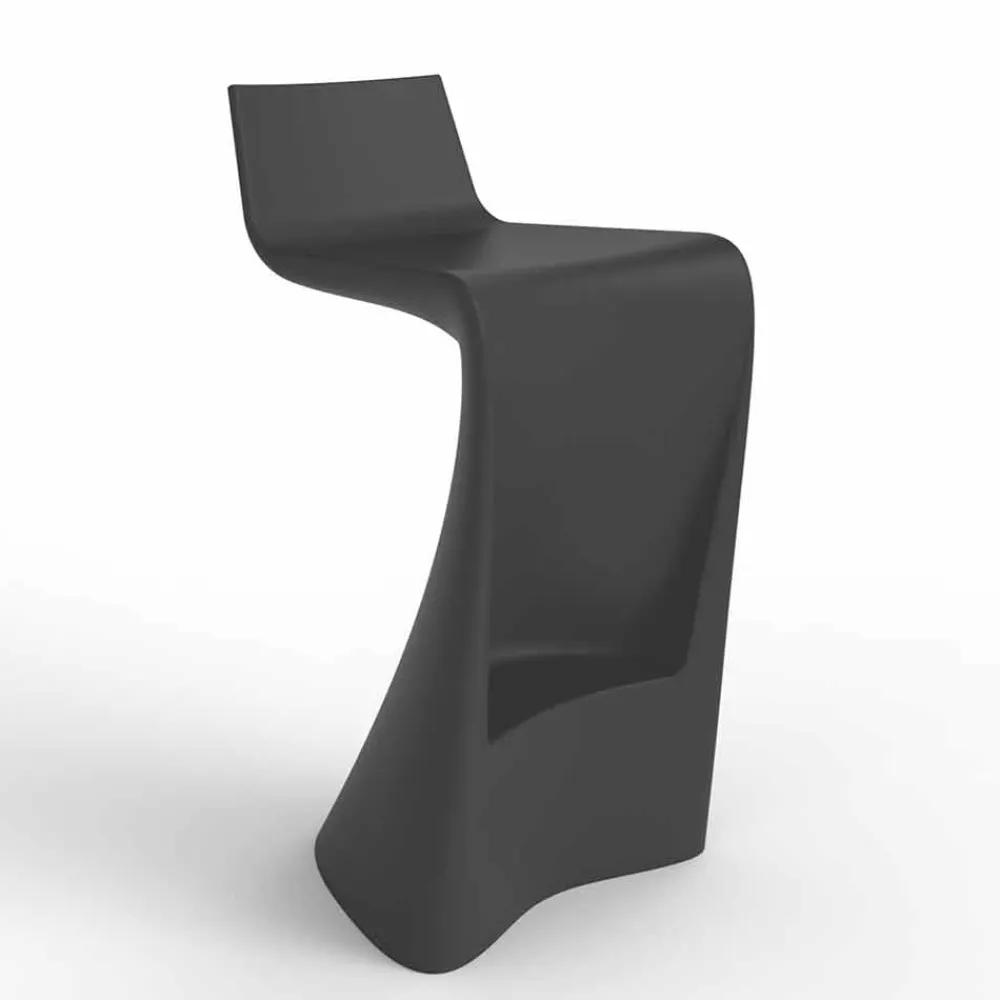 Vondom Outdoor Hocker-Barhocker für Outdoor Wing von , modernes Design aus Polyethylen