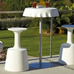 SLIDE Outdoor Hocker|Barhocker-Barhocker Modern Drink im Freien hergestellt in Italien