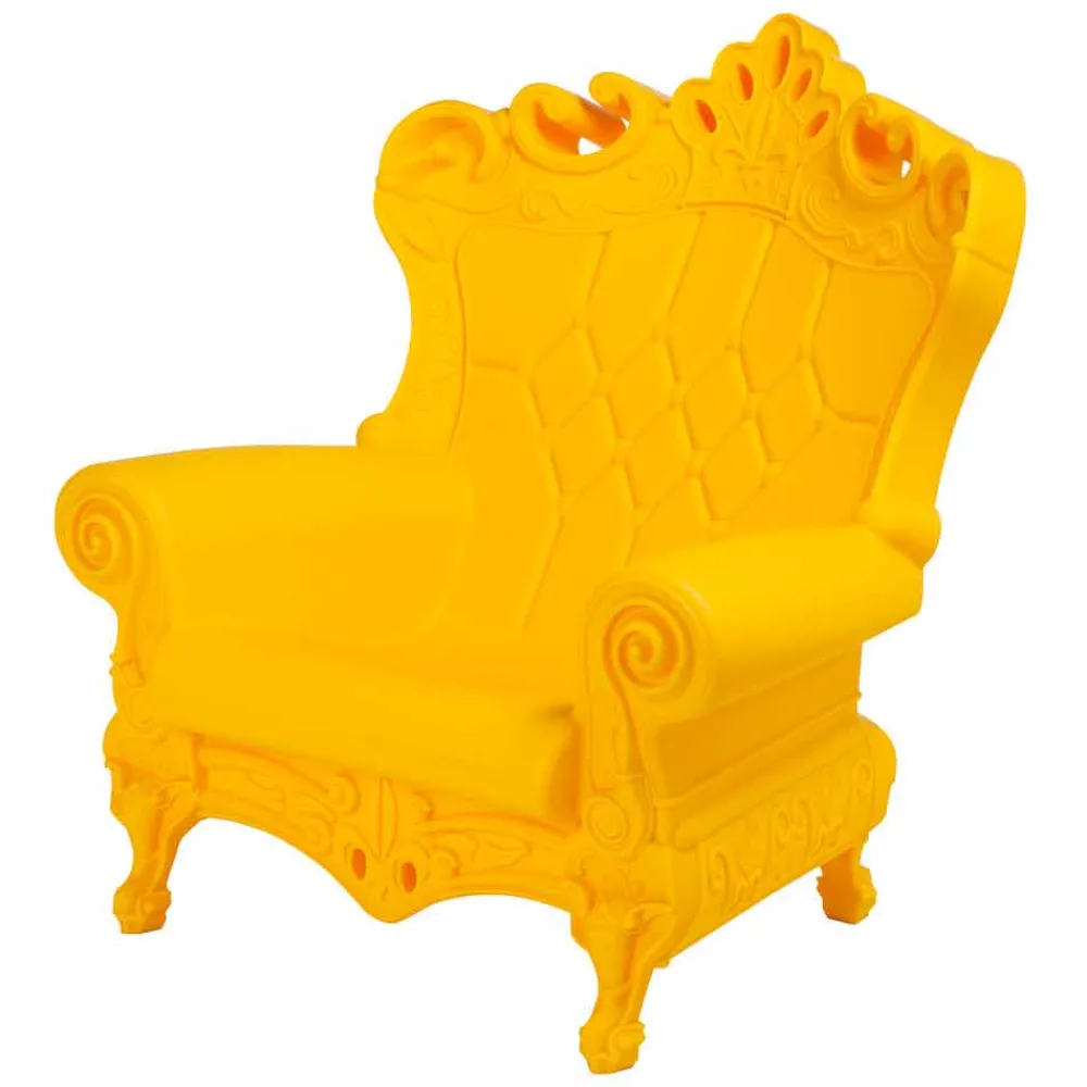 SLIDE Moderne Sessel-Barock-moderner Farbsessel Queen Of Love, hergestellt in Italien