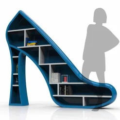 Viadurini Design Moderne Design Bücherregale-Bücherregal aus Solid Surface® in modernem Design Lady Made in Italy