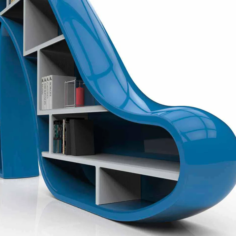 Viadurini Design Moderne Design Bücherregale-Bücherregal aus Solid Surface® in modernem Design Lady Made in Italy