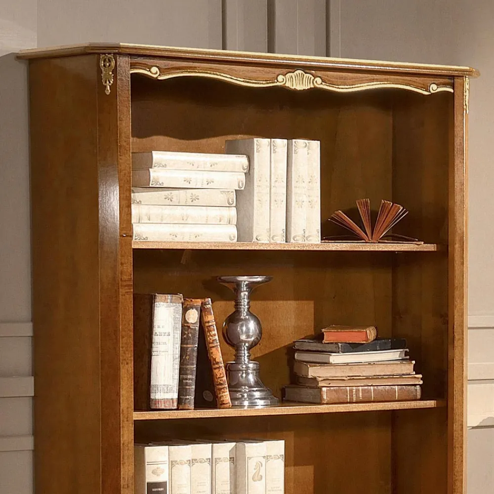 Viadurini Classic Moderne Design Bücherregale-Bücherregal aus Walnussholz im klassischen Stil mit Schublade Made in Italy - Ronald