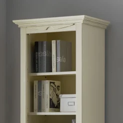 Viadurini Classic Moderne Design Bücherregale-Bücherregal mit 4 Fächern und 1 Tür aus Holz, hergestellt in Italien – Lofn