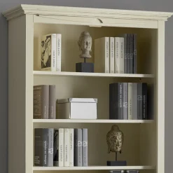 Viadurini Classic Moderne Design Bücherregale-Bücherregal mit 4 Fächern und 2 Türen. Aus Holz, hergestellt in Italien – Eastre