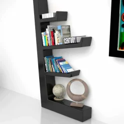 Viadurini Design Moderne Design Bücherregale-Bücherregal modern aus Solid Surface® Made in Italy Austen