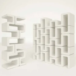 Viadurini Design Moderne Design Bücherregale-Bücherregal modern Sisma Made in Italy