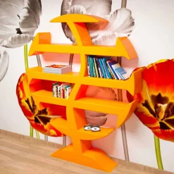 Viadurini Design Moderne Design Bücherregale-Bücherregal modern Stevenson Made in italy