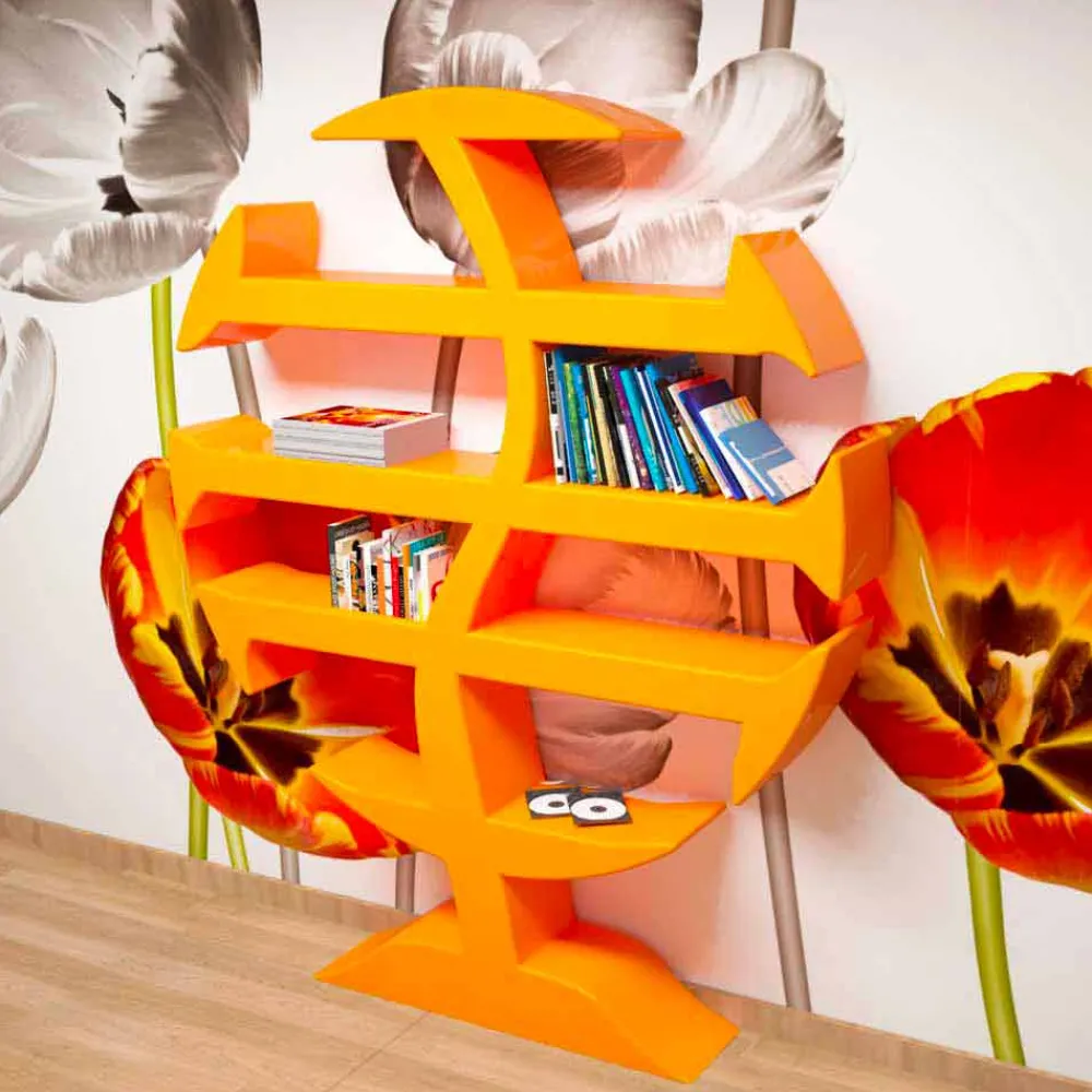 Viadurini Design Moderne Design Bücherregale-Bücherregal modern Stevenson Made in italy