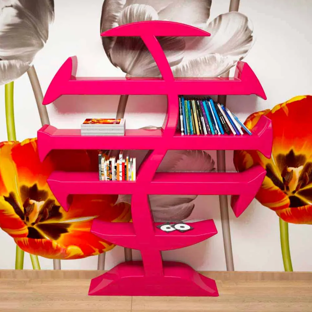 Viadurini Design Moderne Design Bücherregale-Bücherregal modern Stevenson Made in italy