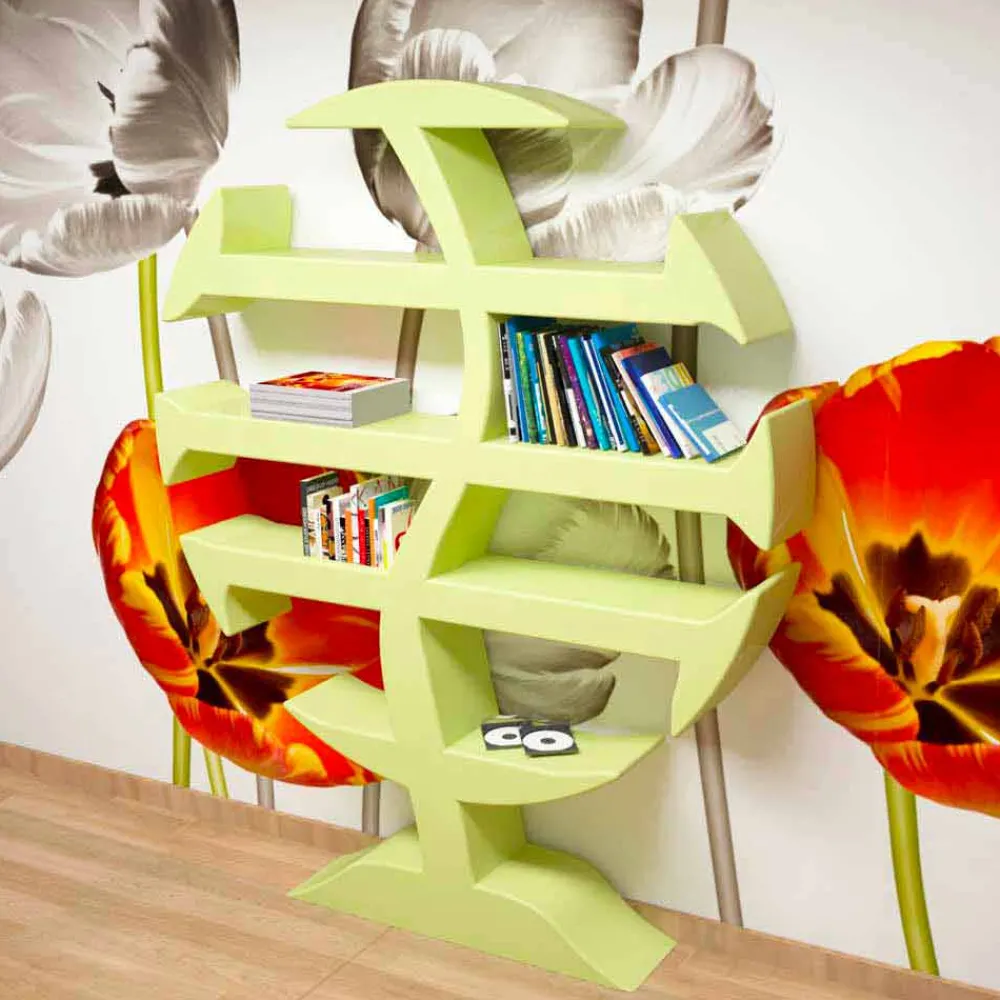 Viadurini Design Moderne Design Bücherregale-Bücherregal modern Stevenson Made in italy