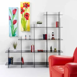 Viadurini Living Moderne Design Bücherregale-Bücherregal Sfera3 L180 x H180 x P30 cm, hergestellt in Italien