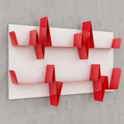 Mabele Moderne Design Bücherregale-Bücherschrank moderner Design  Battikuore  130x87 (2 Regale) aus Metall