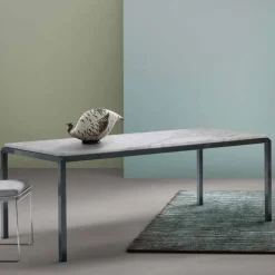 Viadurini Living Esstische-Bebop-Designtisch aus weißem Marmor, hergestellt in Italien