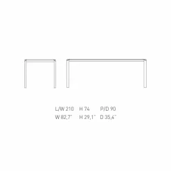 Viadurini Living Esstische-Bebop-Designtisch aus weißem Marmor, hergestellt in Italien