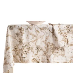 Viadurini Textile Tischdecken-Bedruckte und waschbare Leinentischdecke mit üppigem Blumenmuster - Caress
