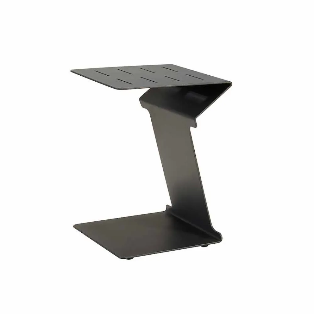 Viadurini in the Garden Garten Beistelltisch-Beistelltisch für Sofa für den Außenbereich in Weiß oder Anthrazit Aluminium - Deniz