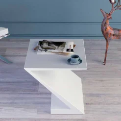 Viadurini Design Moderne Couchtische-Beistelltisch weiß in modernem design Zeta Made in Italy