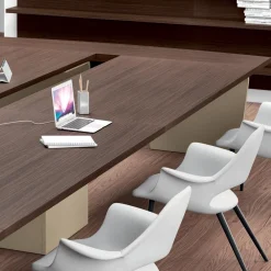 Viadurini Living Besprechungstische|Esstische Nach Mass-Besprechungstisch aus Melamin von Andrea Stramigioli - Butterfly